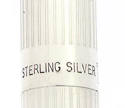 1976 SHEAFFER TARGA MODEL 1004X GOLD TRIM STERLING SILVER STRAIGHT LINE PENCIL MINT CONDITION