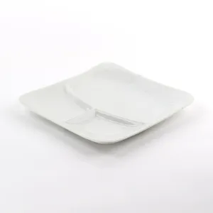 3-Section Ceramic Serving Plate