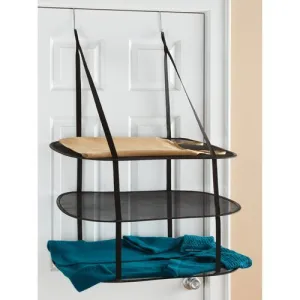 3 Tier Over The Door Folding Drying Rack For Clothing, Sweater, Garment,