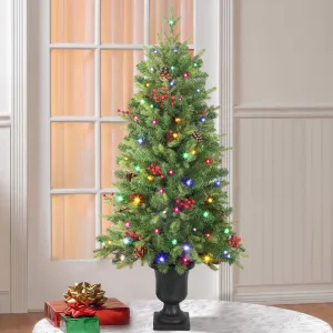 3ft Prelit Artificial Christmas Tree Mini Entrances Tree