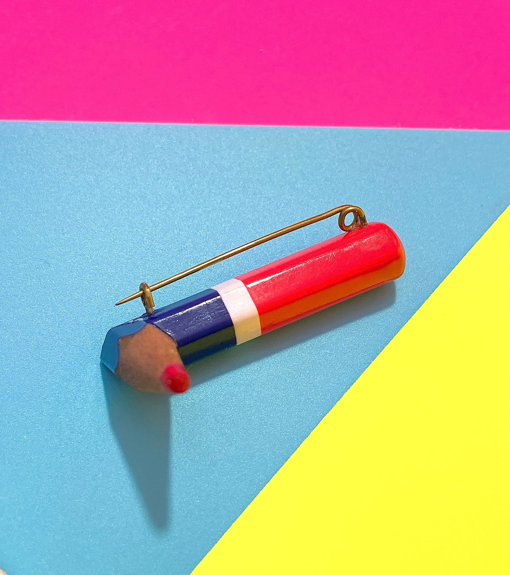 Amy Chan “Wonky Pencil” brooch