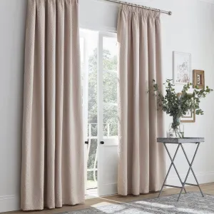 Ardely Blackout Pencil Pleat Curtains - Tearose Pink