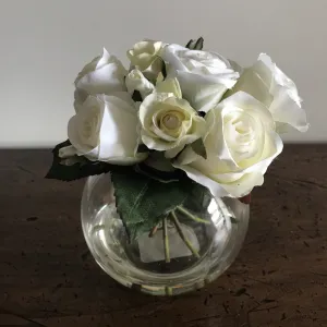 Artificial Roses | White