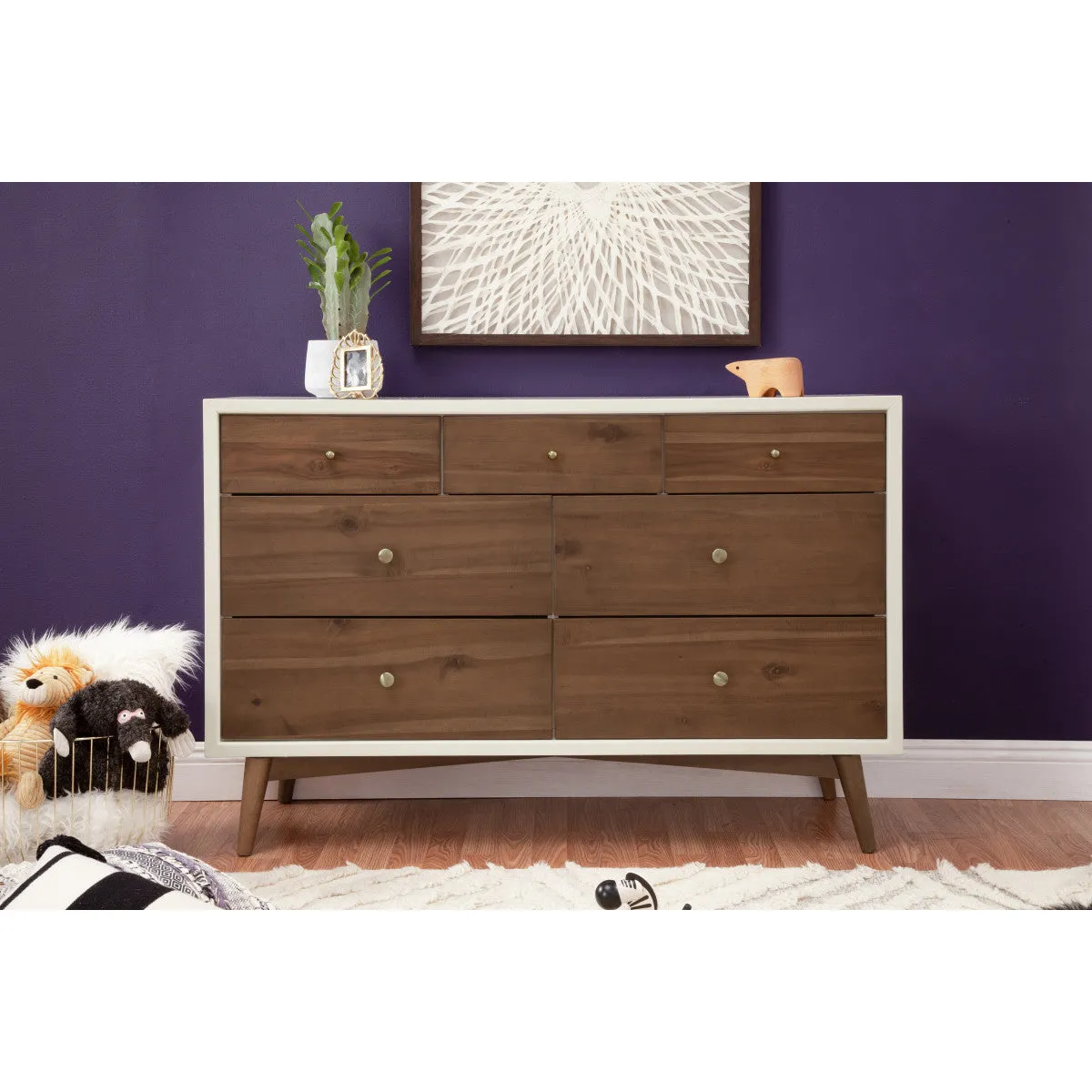 Babyletto Palma 7-Drawer Assembled Double Dresser