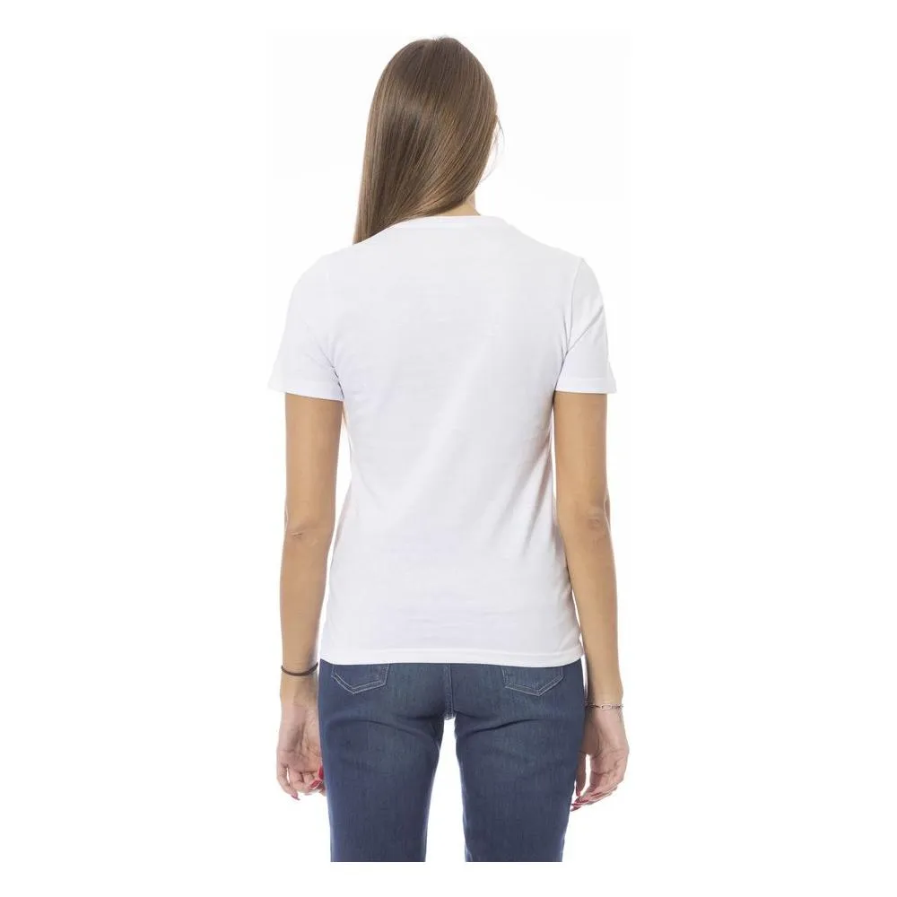 Baldinini Trend White Cotton Women T-Shirt