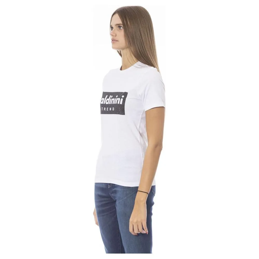 Baldinini Trend White Cotton Women T-Shirt