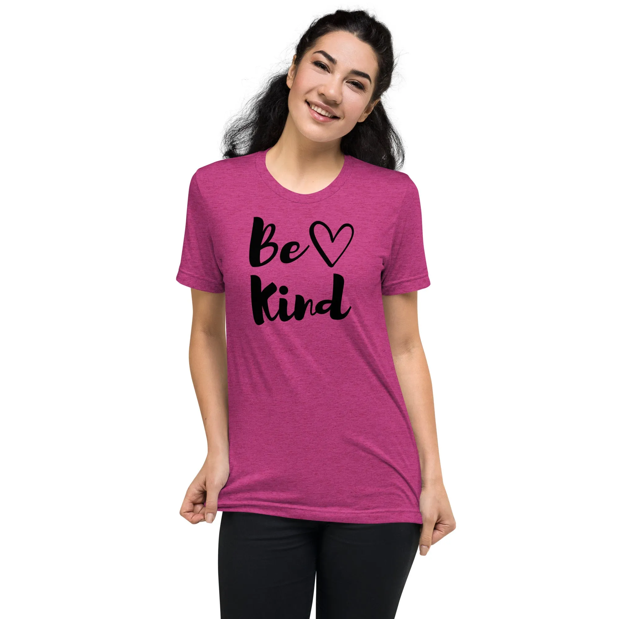 Be Kind Heart - Short sleeve t-shirt, comfy, cozy, soft, fun