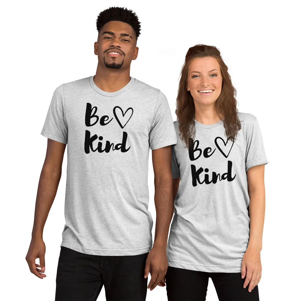 Be Kind Heart - Short sleeve t-shirt, comfy, cozy, soft, fun