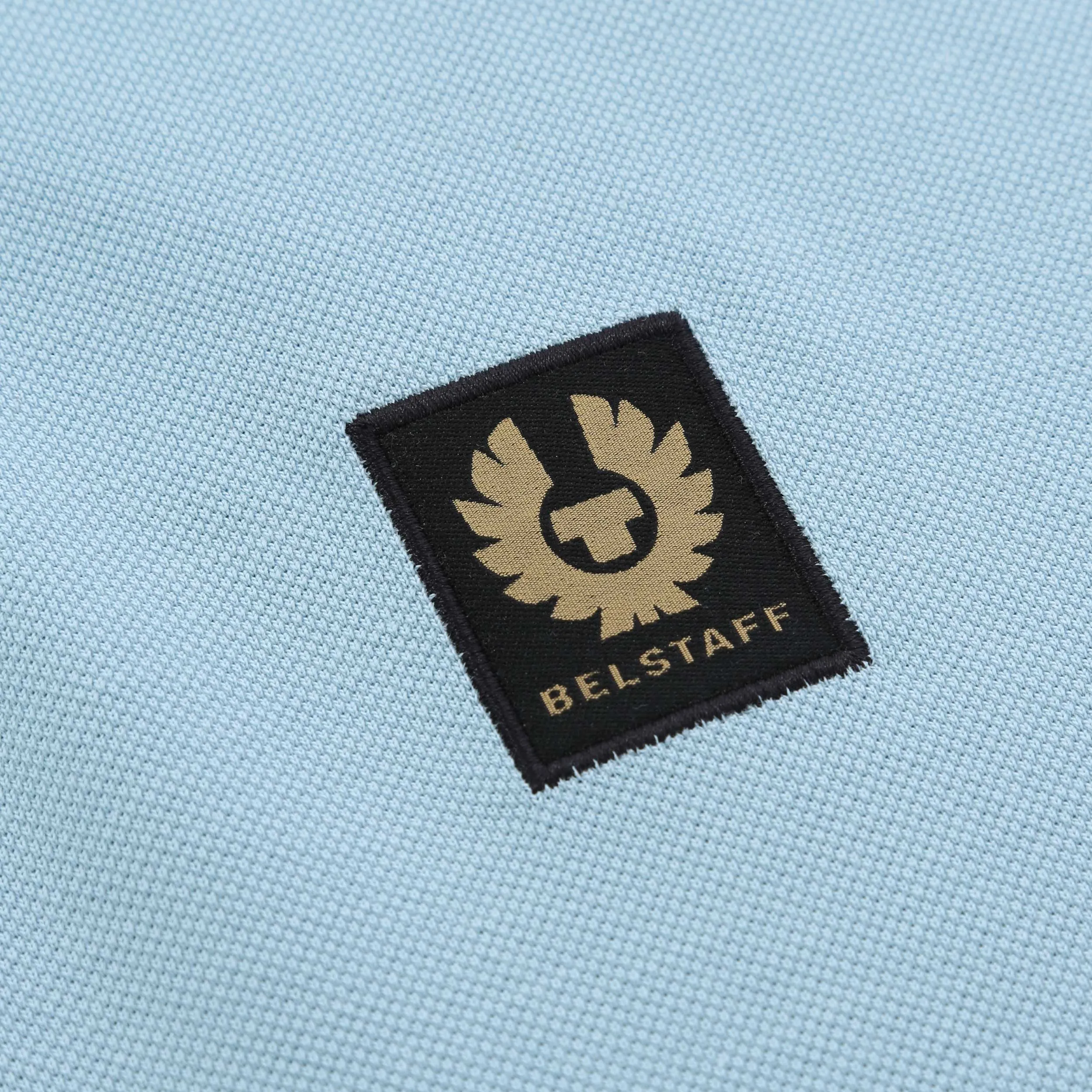 Belstaff Classic Short Sleeve Polo Shirt in Skyline Blue