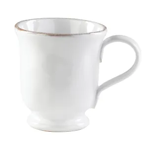 Bianco White Footed Coffee Mug - Set of 4