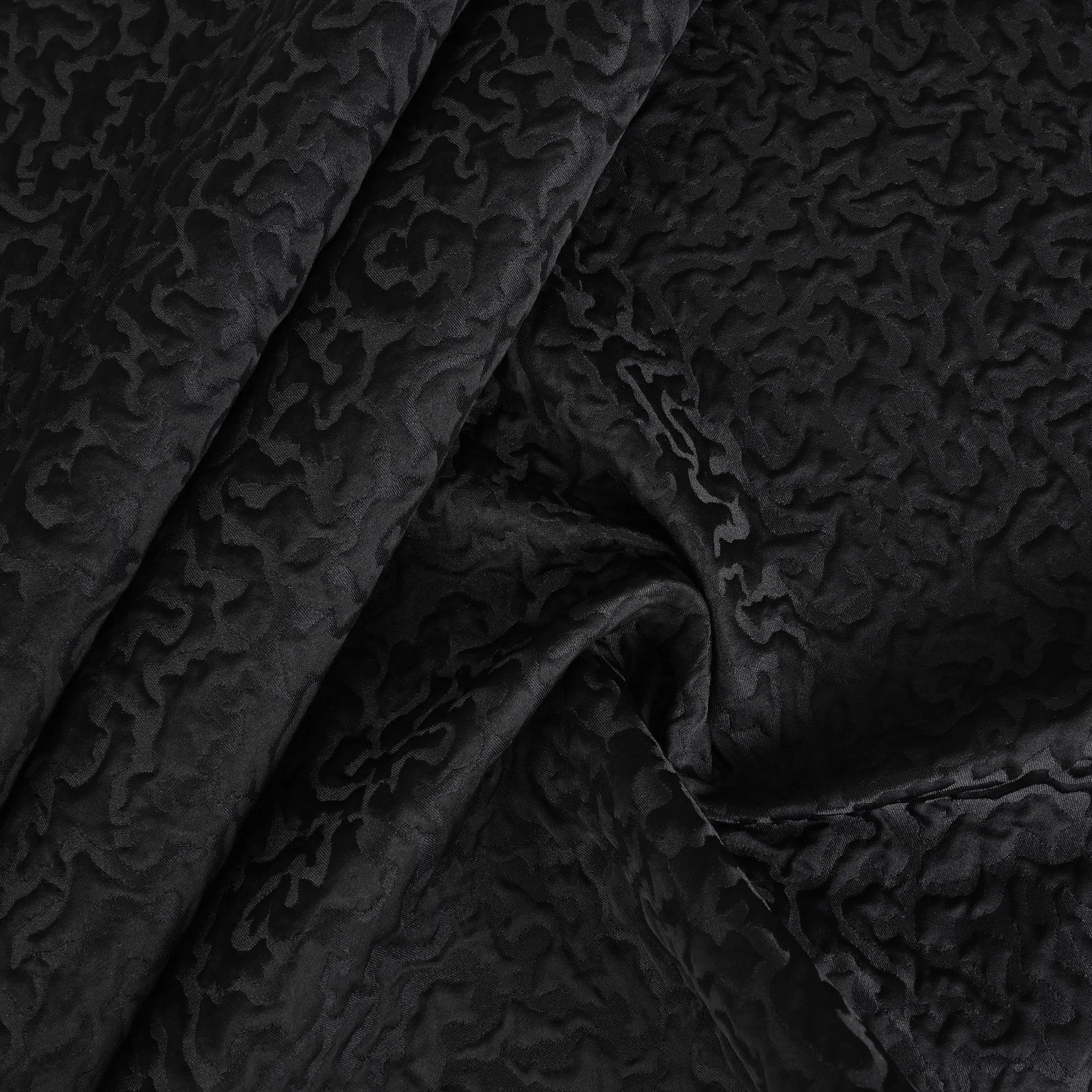 Black Jacquard Fabric 1528