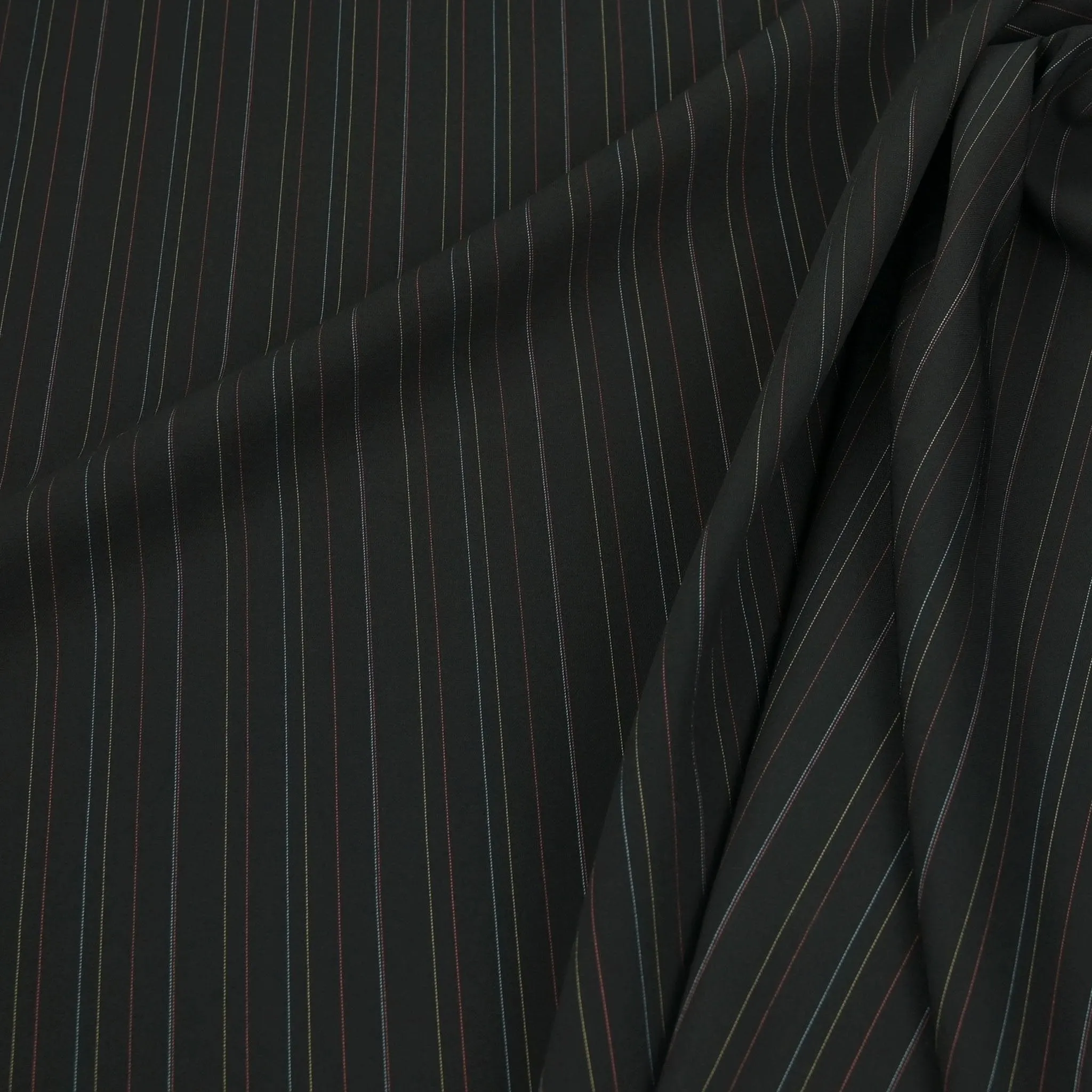 Black Suiting Fabric 97555