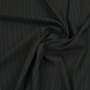 Black Suiting Fabric 97555