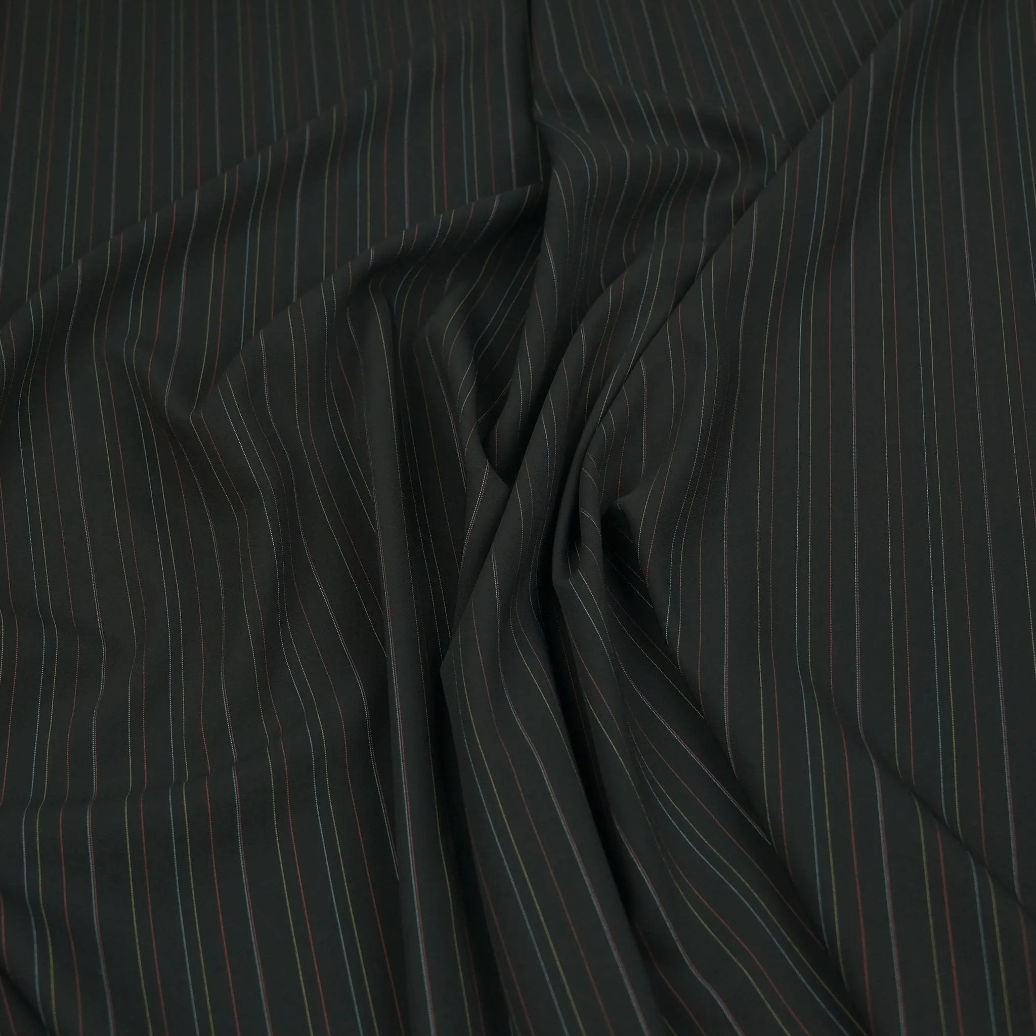 Black Suiting Fabric 97555