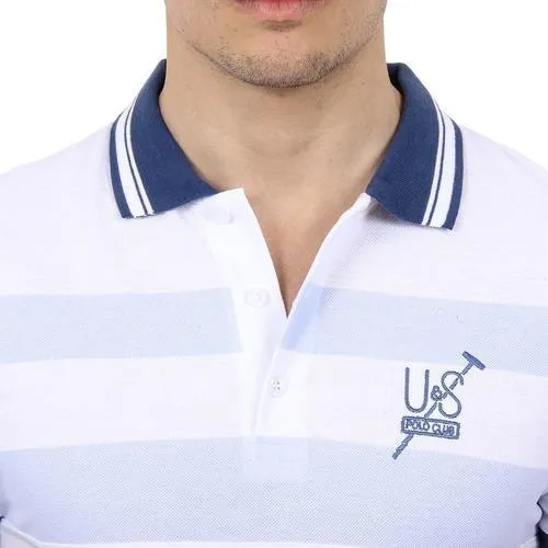 Blue XL Ufford & Suffolk Polo Club Mens Polo Short Sleeves US006 BLUE