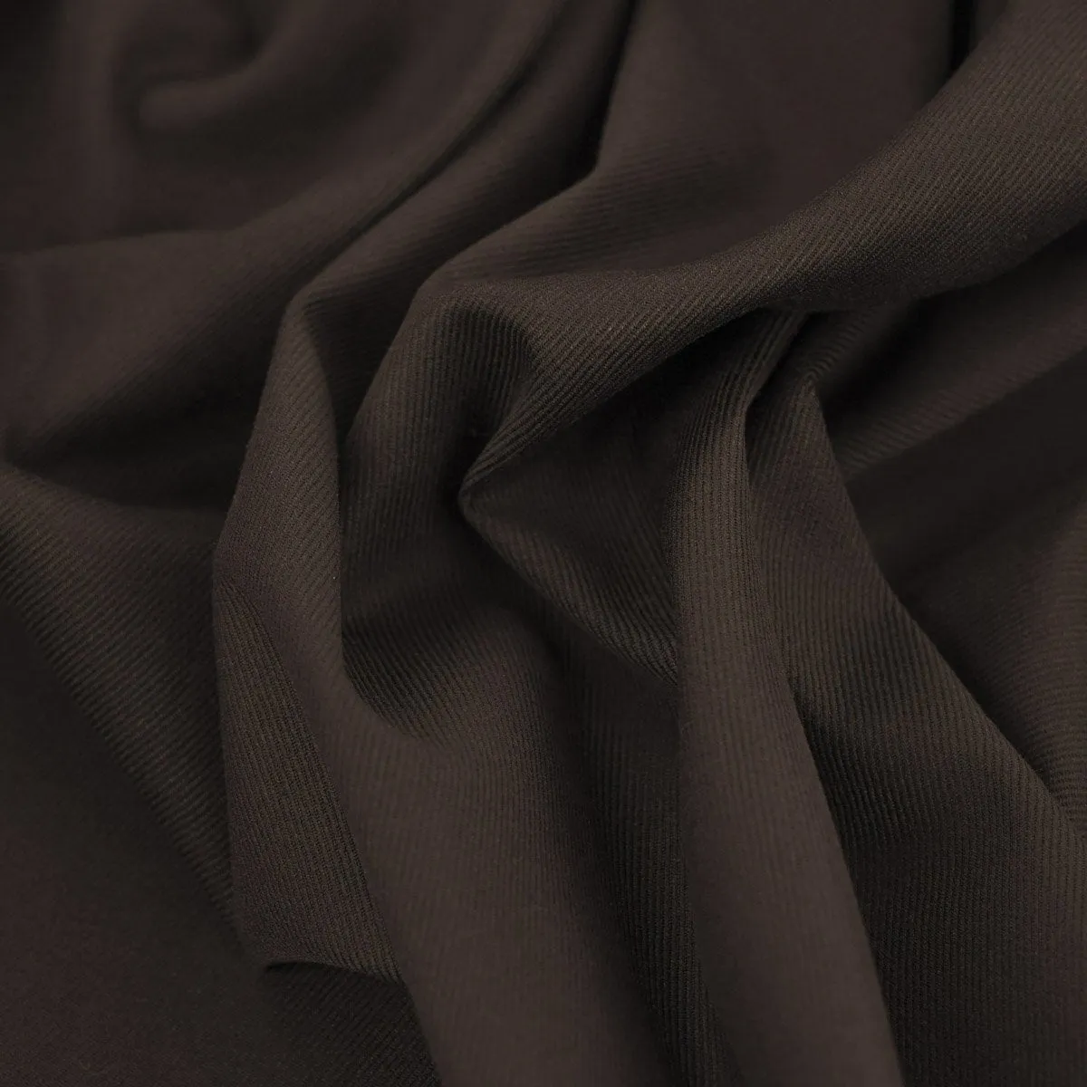 Brown Stretchy Twill Fabric 96098