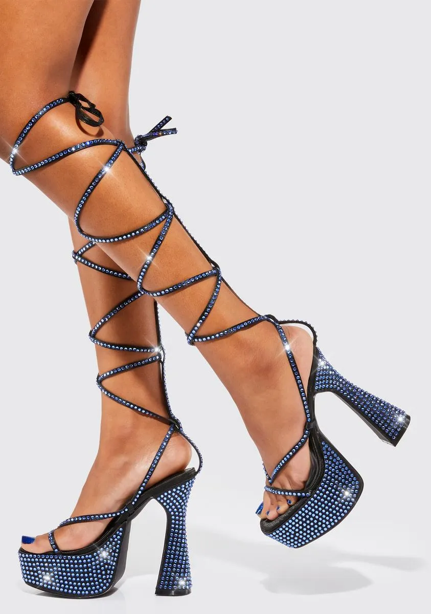 Came To Dance Lace-Up Heels