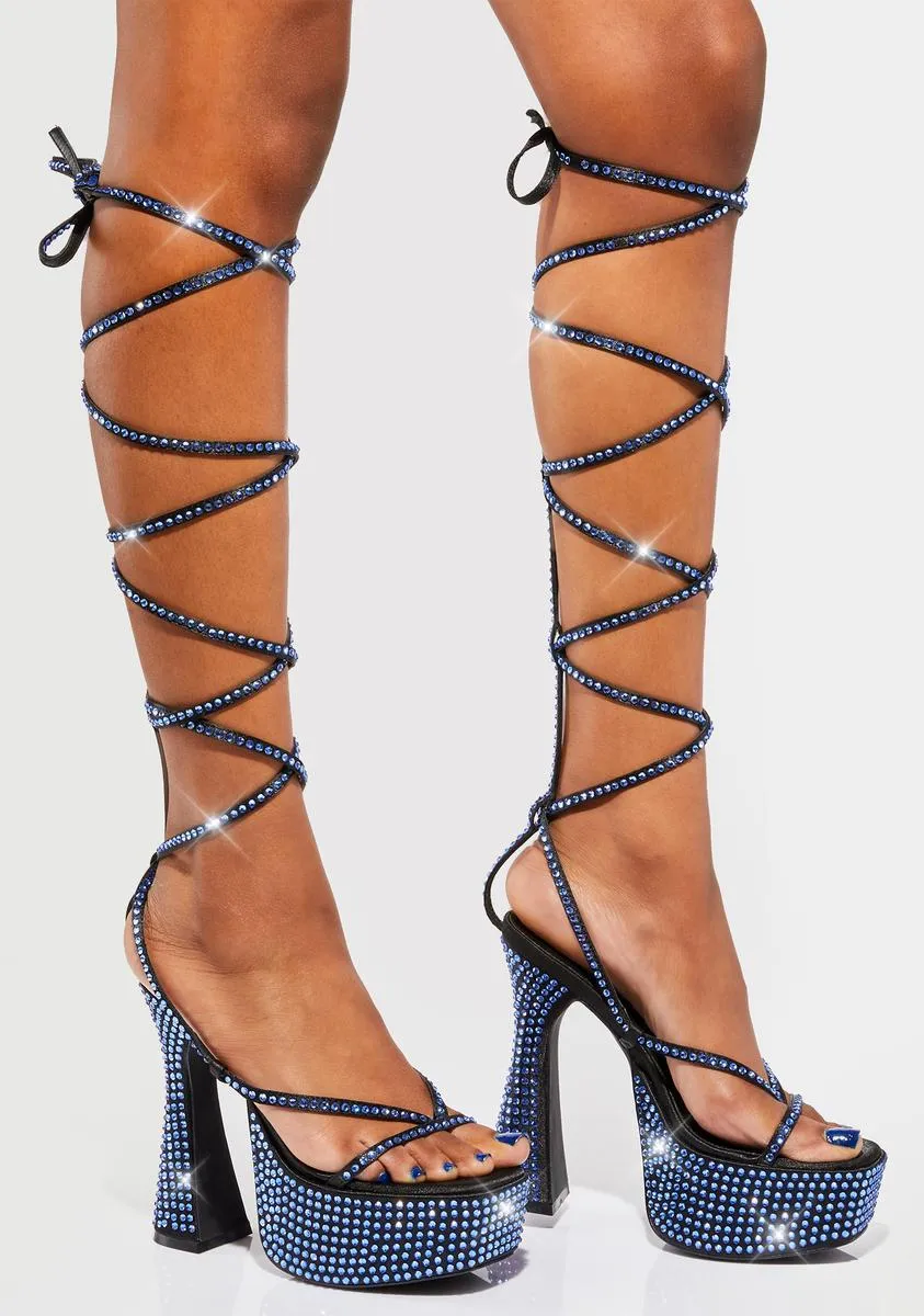 Came To Dance Lace-Up Heels