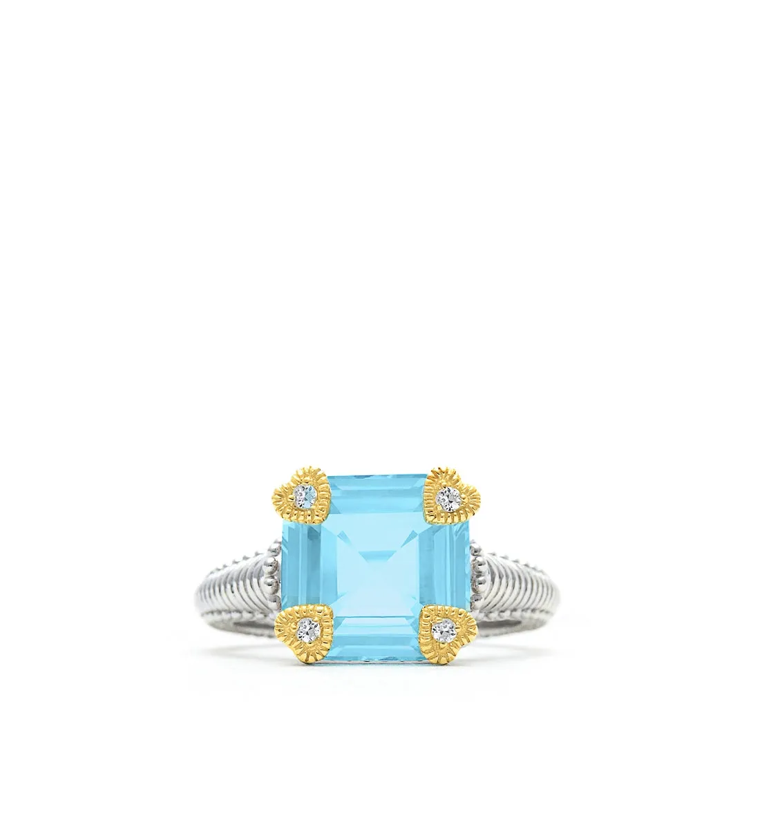 Candy Sky Blue Crystal Small Ring