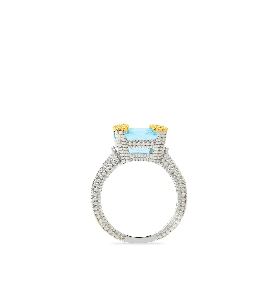 Candy Sky Blue Crystal Small Ring