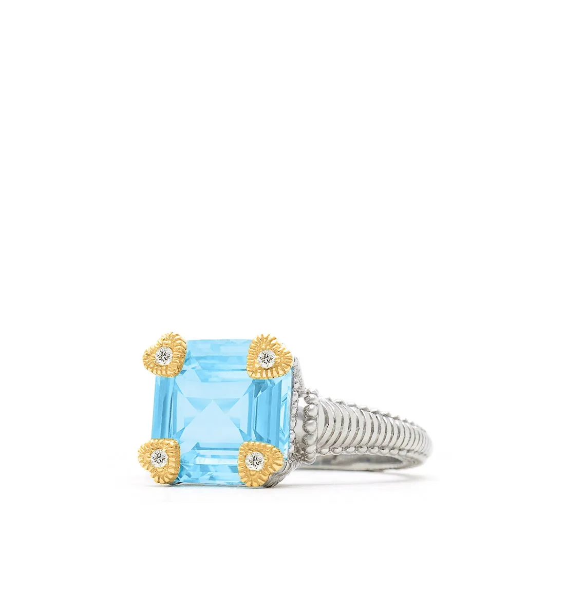 Candy Sky Blue Crystal Small Ring