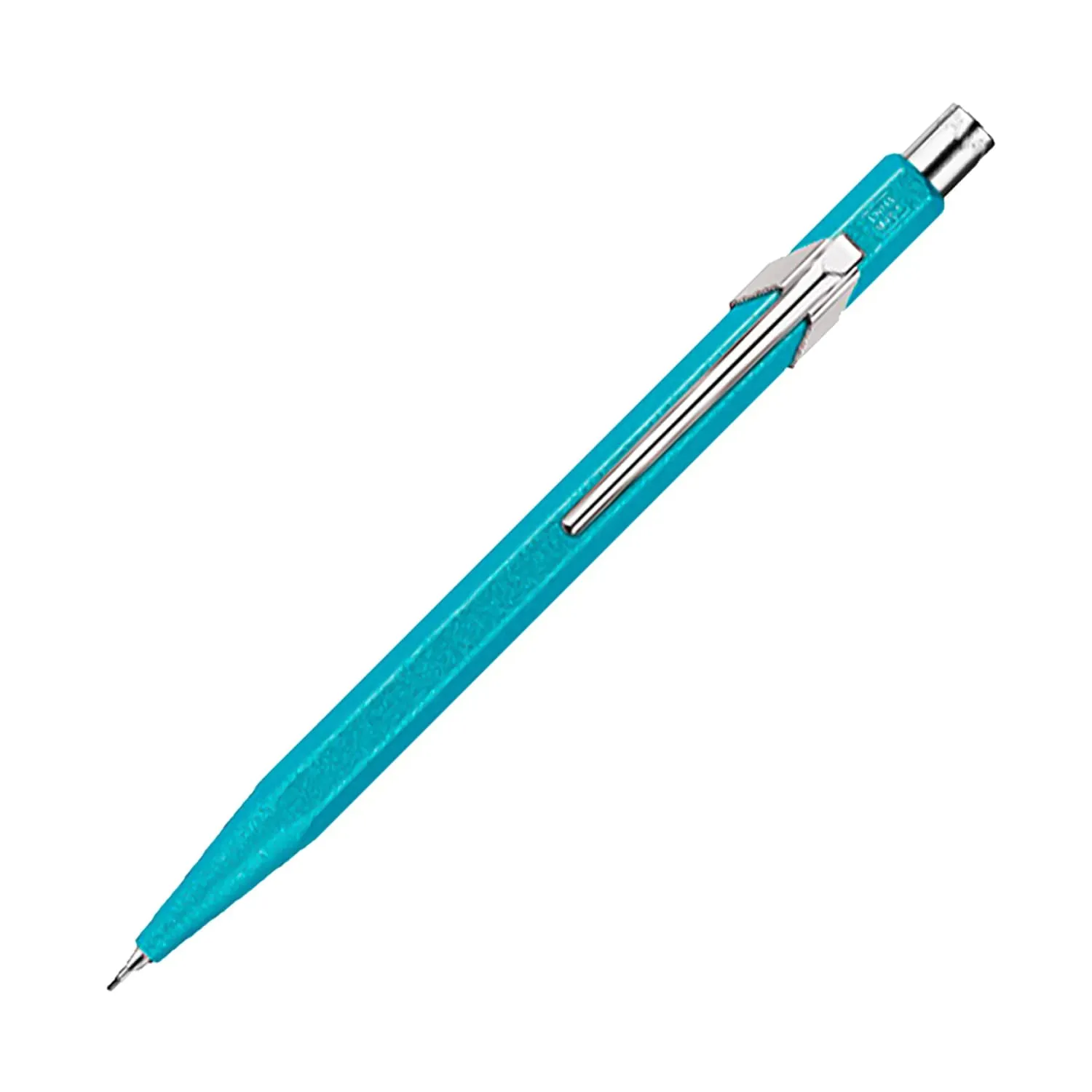 Caran d'Ache 849 COLORMAT-X .7mm Pencil in Turquoise