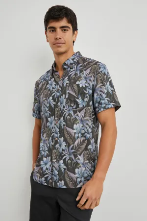 CARSON SHIRT - JUNGLE GARDEN MIDNIGHT