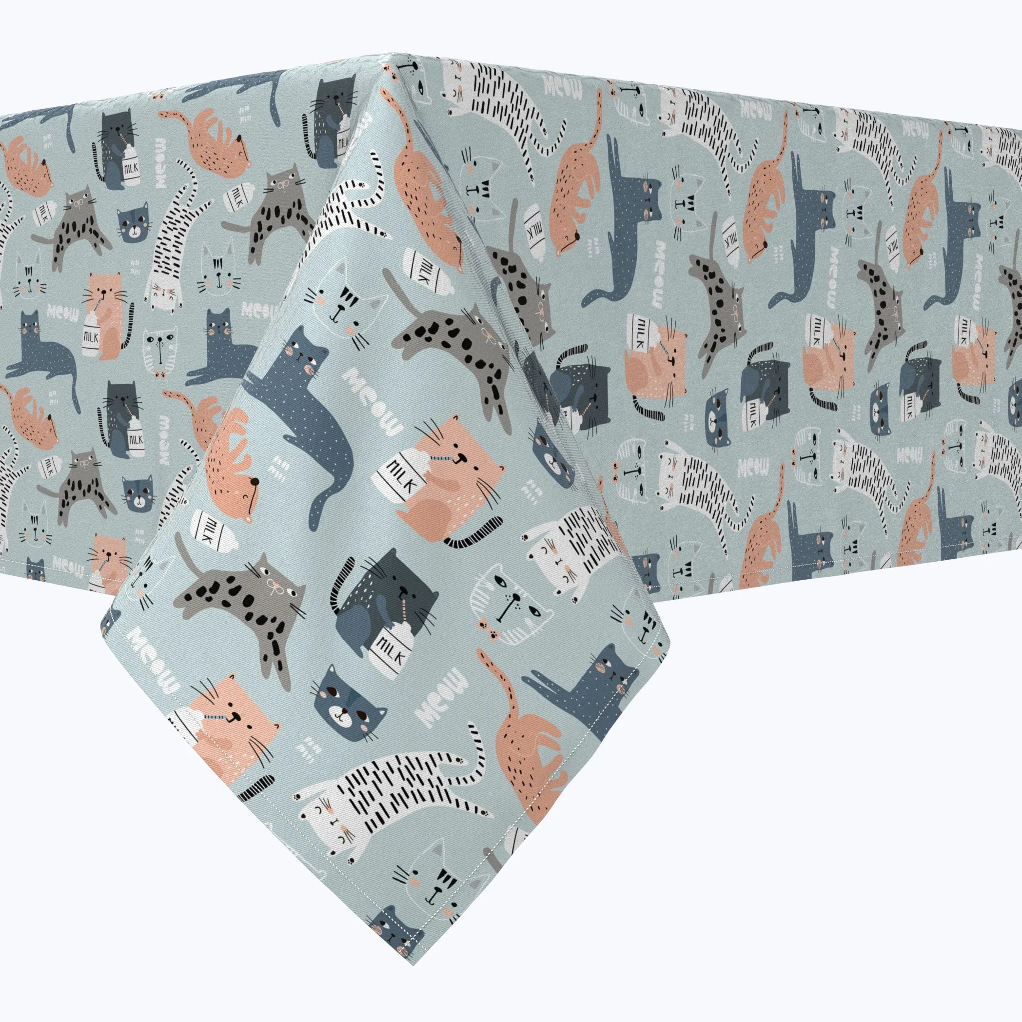 Cats Background Cotton Rectangles