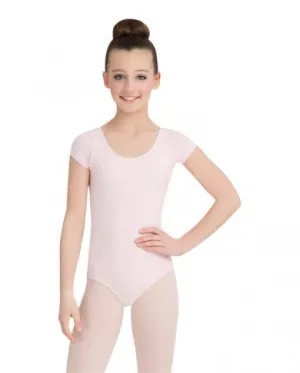 CC400C Short Sleeved Cotton Leotard