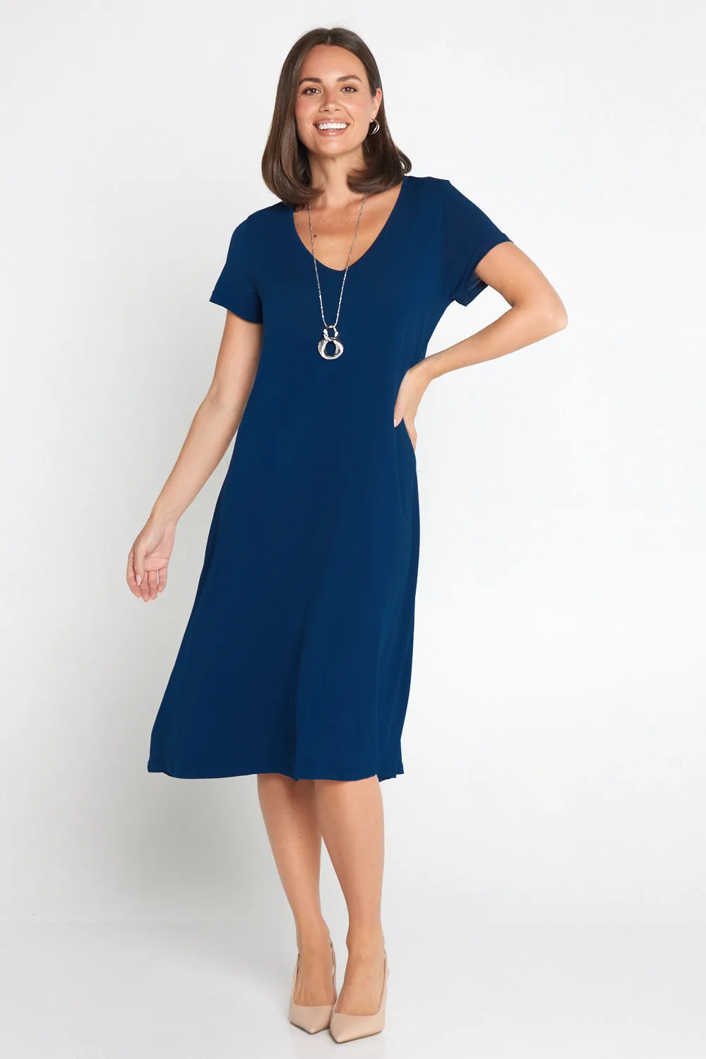 Christobel Dress - Navy