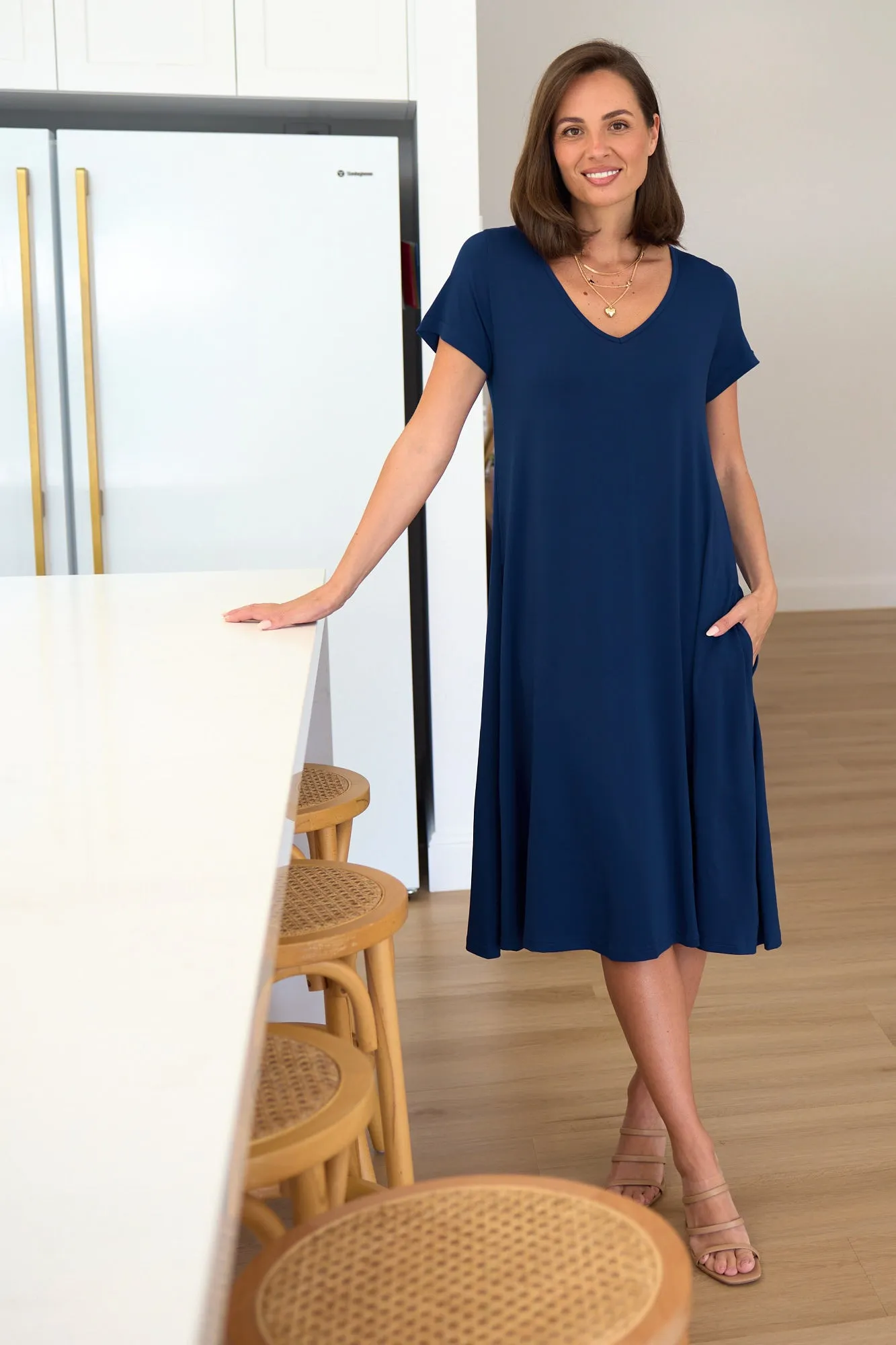 Christobel Dress - Navy