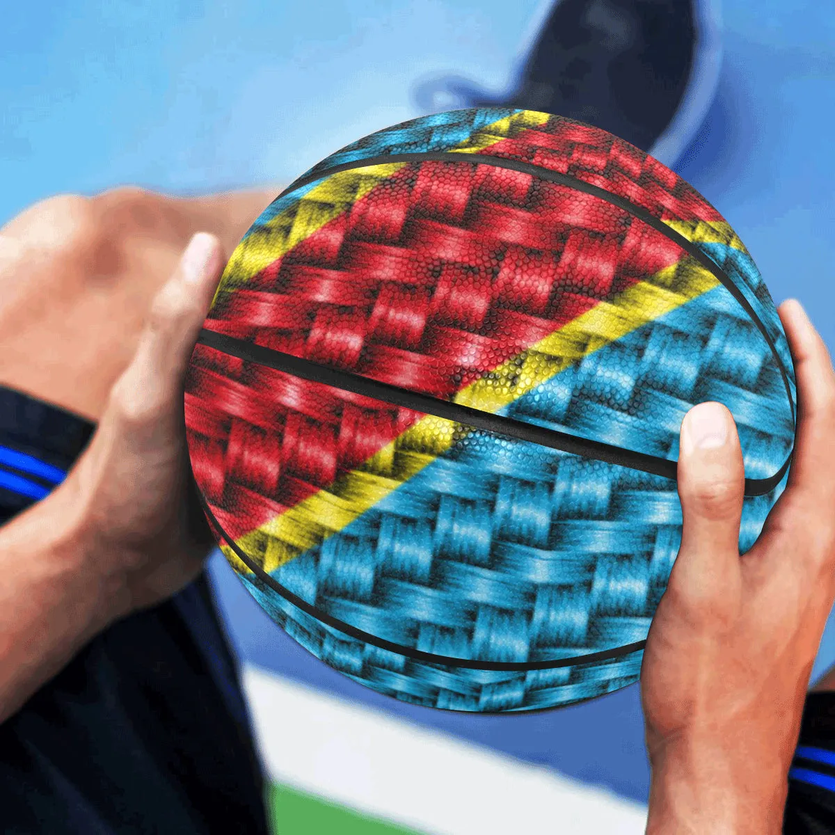 CONGO FLAG All Over Print Basketball