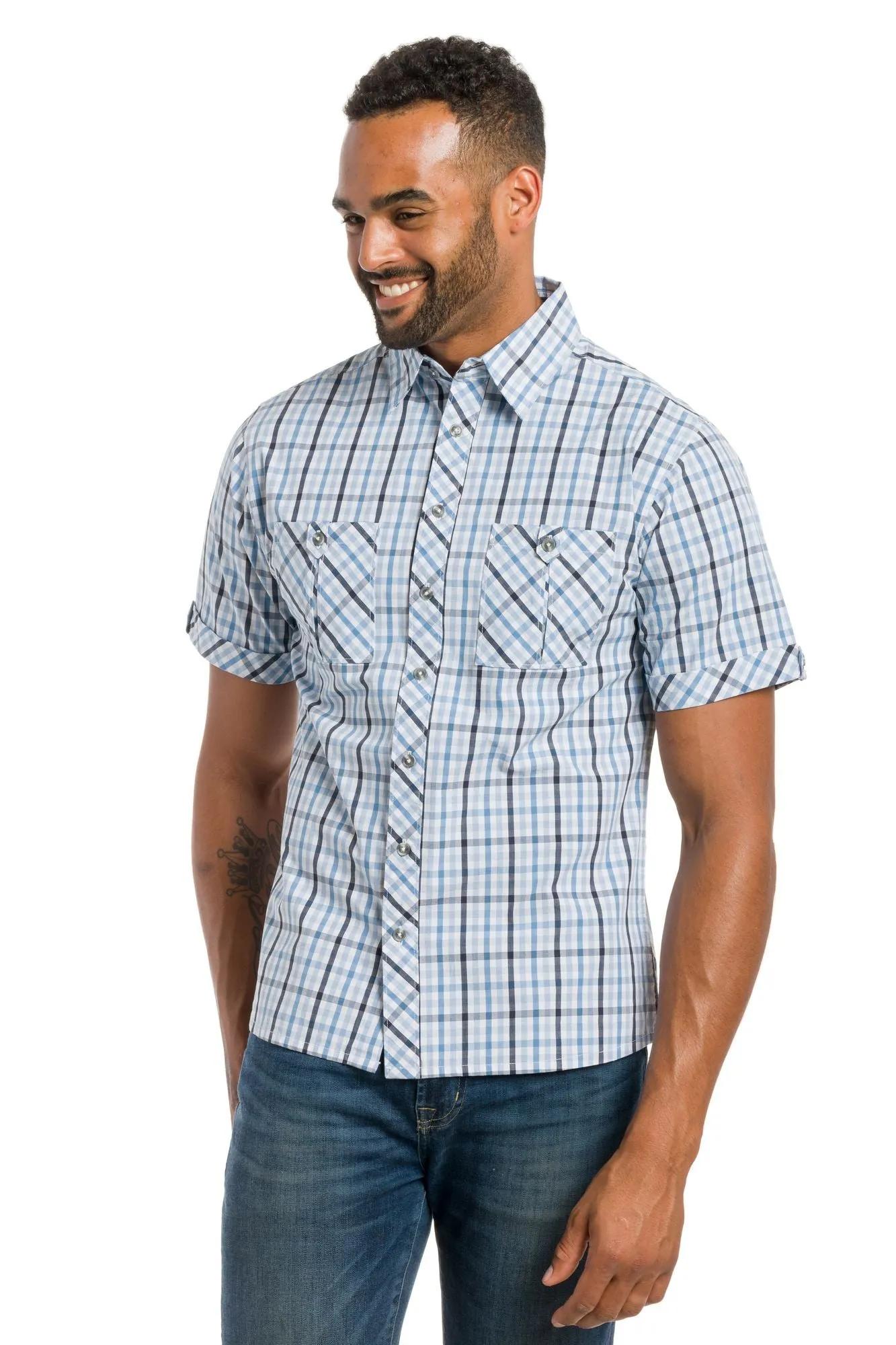 Drifter | Men's Button Up Short Sleeve Shirt