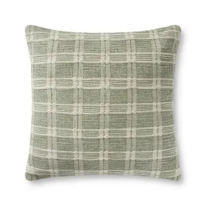 Green Stitched Pillow 22"