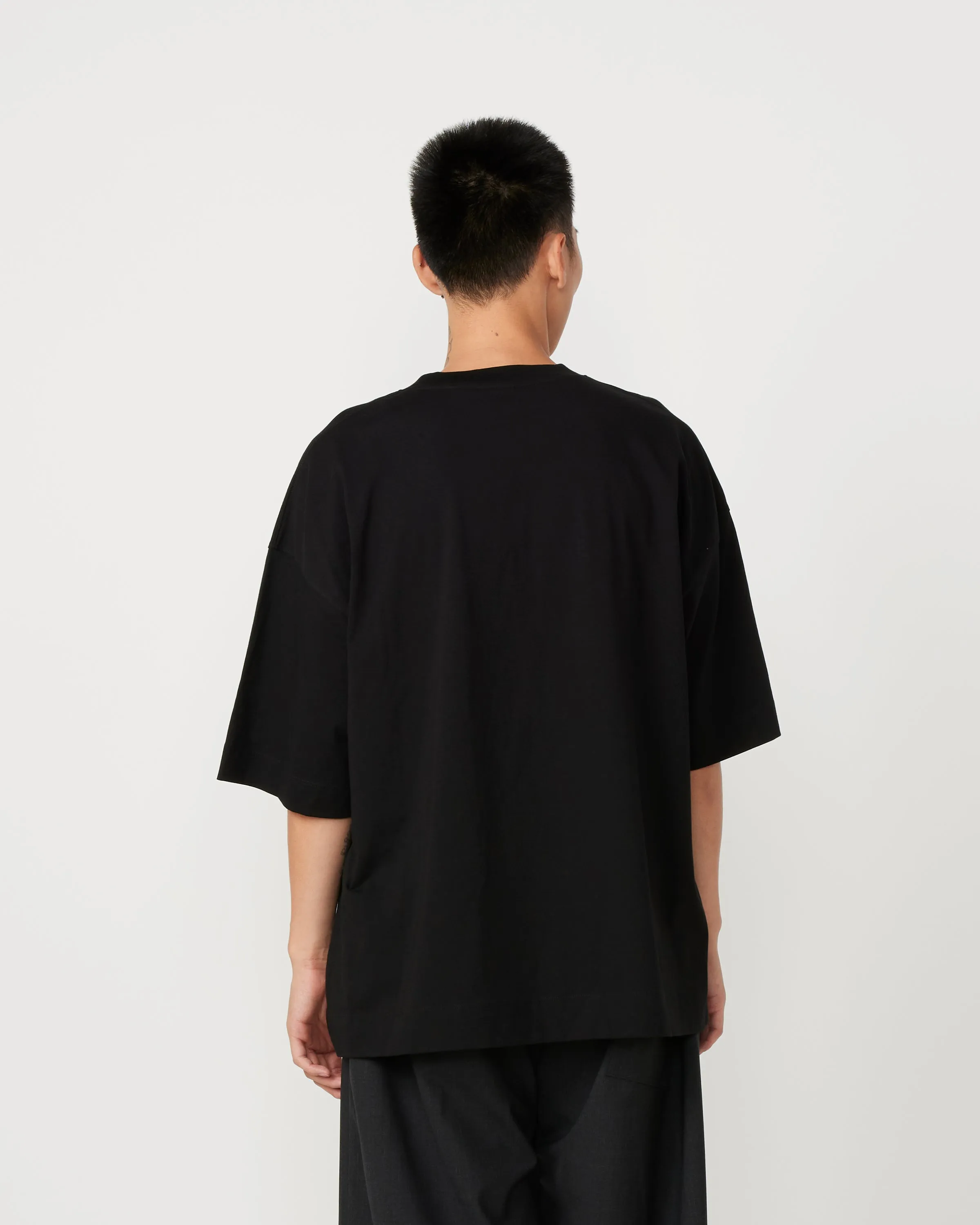 Hen Short Sleeve Shirt in Black