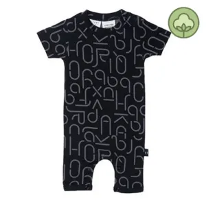 Huxbaby Soft Text Short Romper