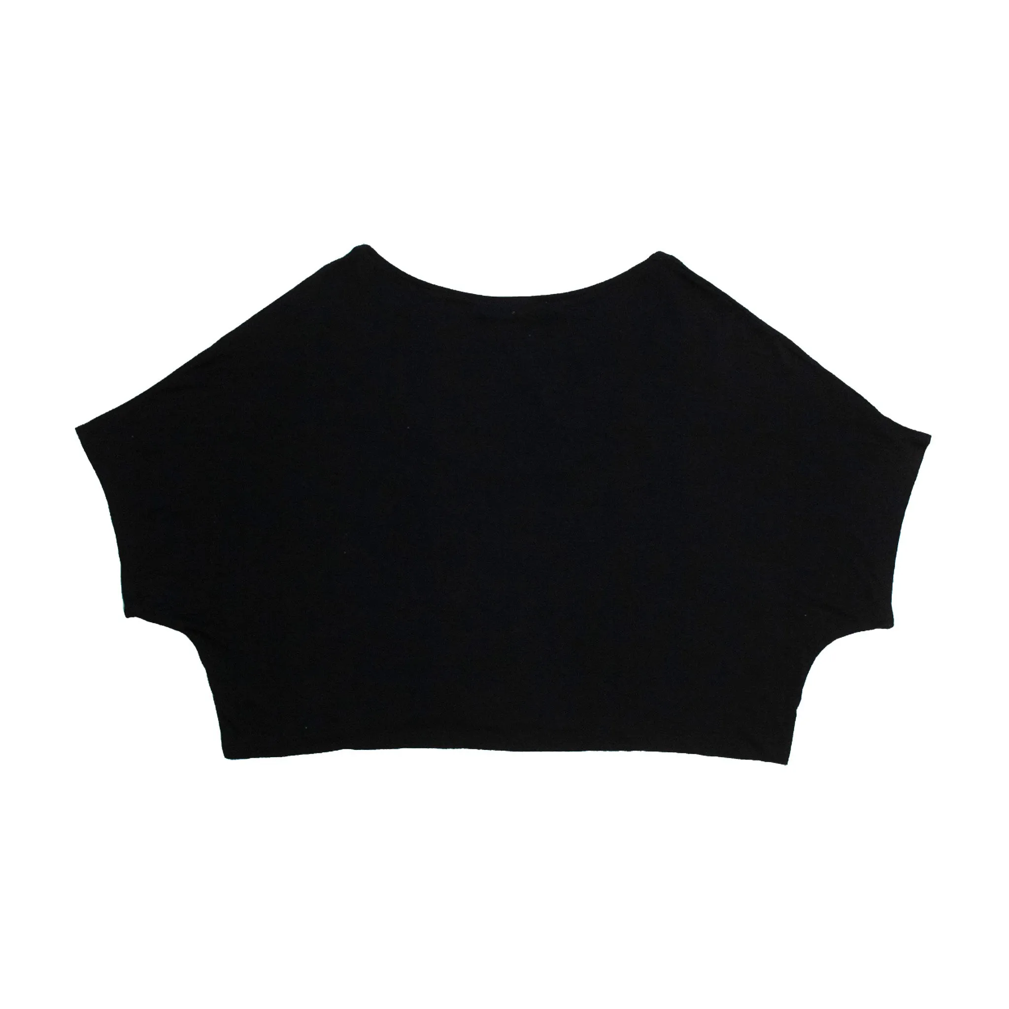 Joah Brown Slouchy Crop Tee (Black)