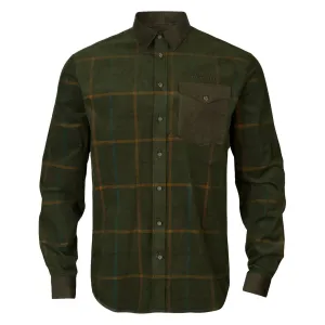 Kaldfjord Corduroy Check Shirt - Willow Green Check by Harkila