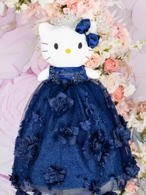 Navy Blue Kitty for quinceanera