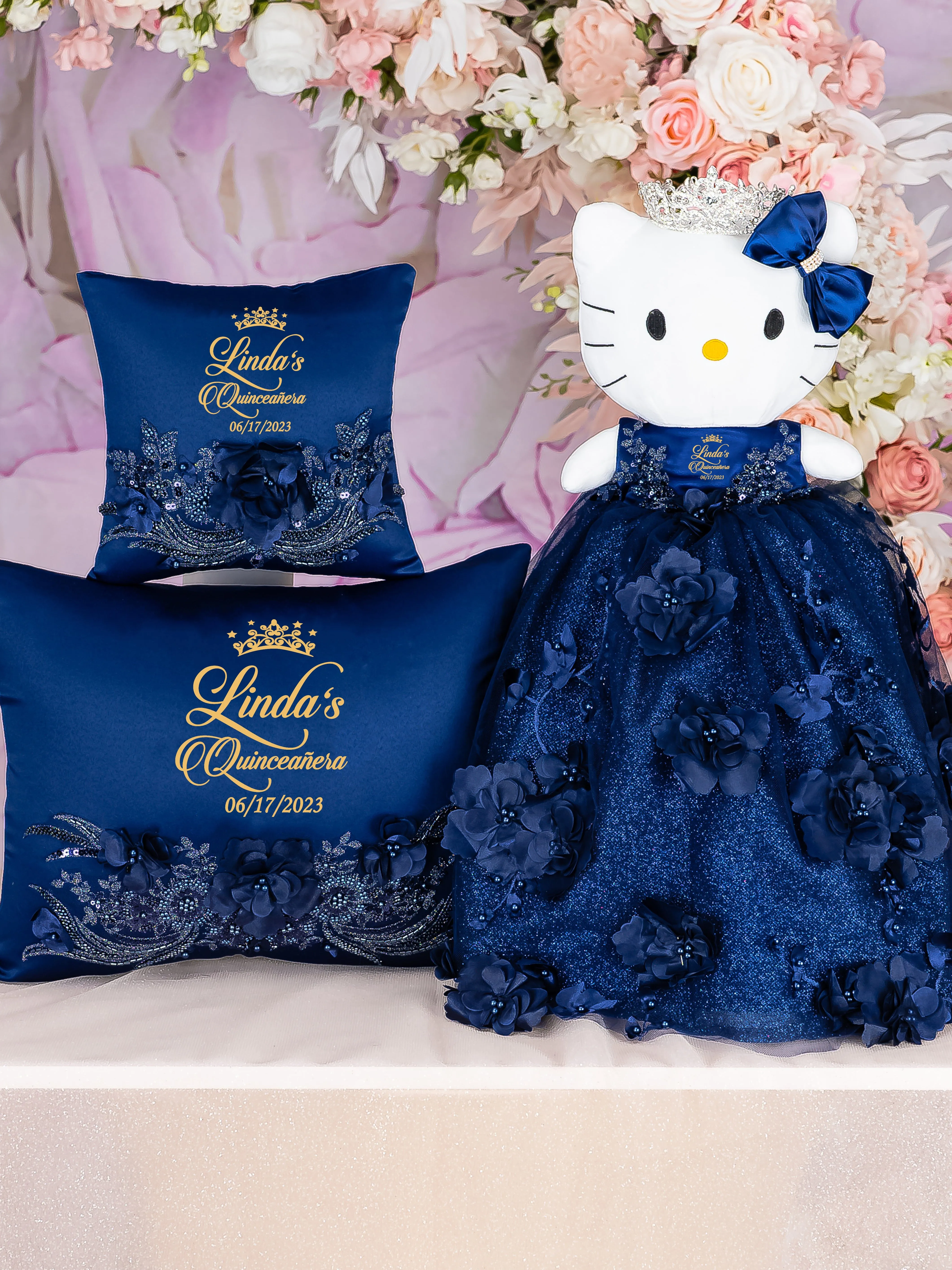 Navy Blue Kitty for quinceanera