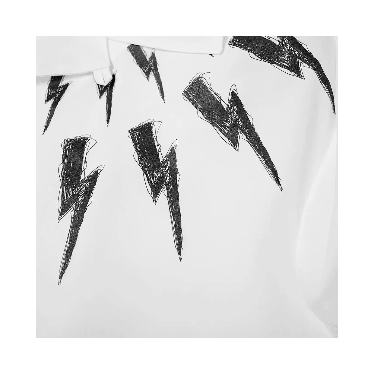 Neil Barrett Fair-Isle Thunderbolt Vacation Shirt