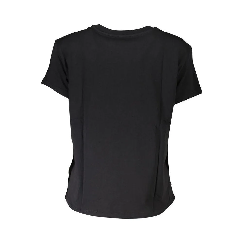 Patrizia Pepe Chic Crew Neck Organic Cotton Tee