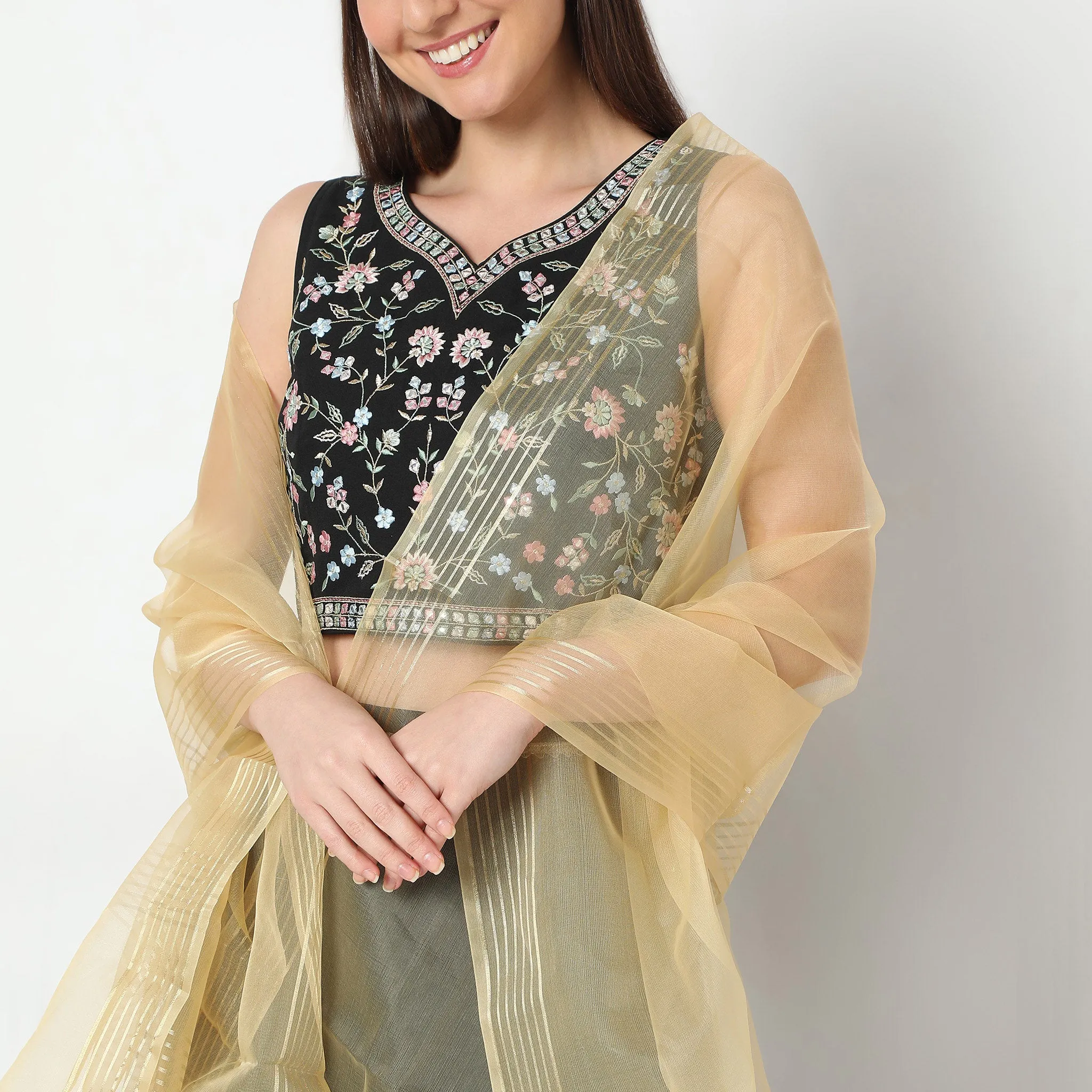 Polyester Solid Dupatta