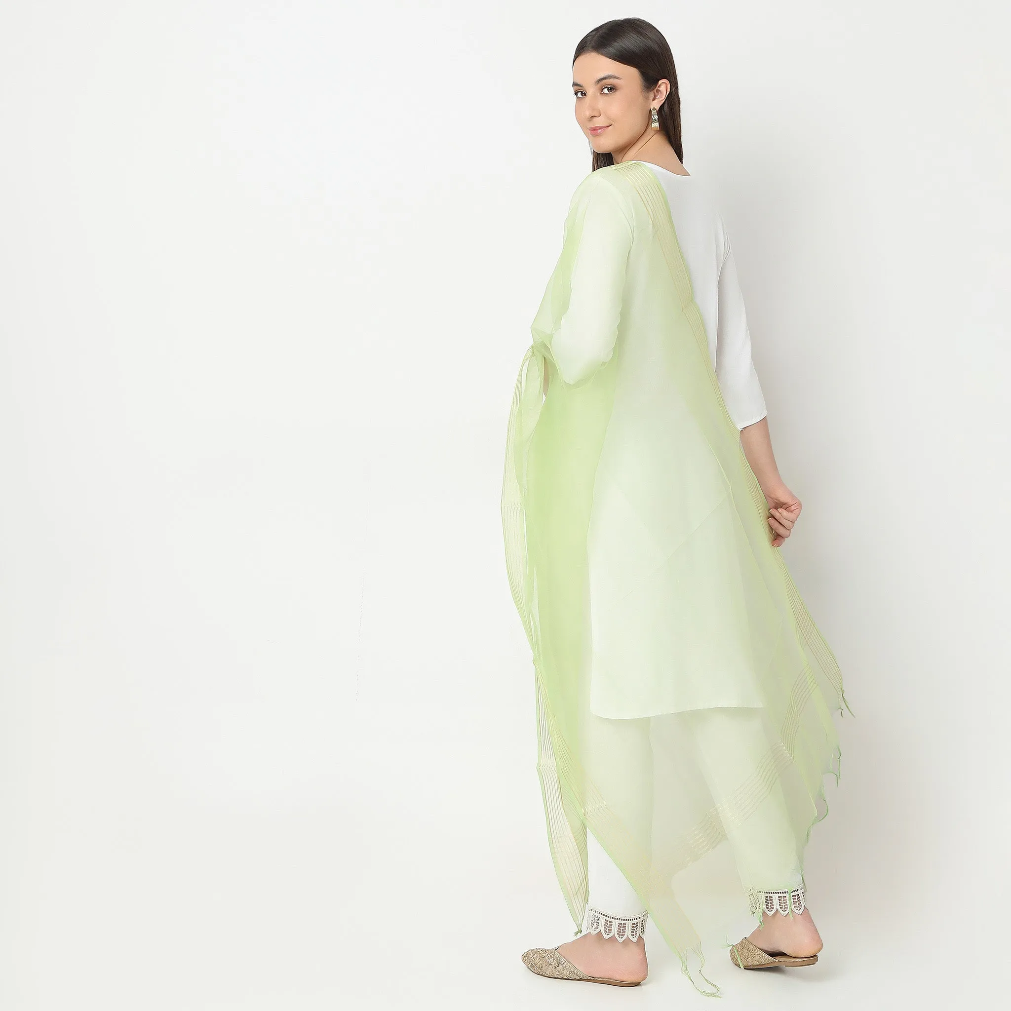 Polyester Solid Dupatta