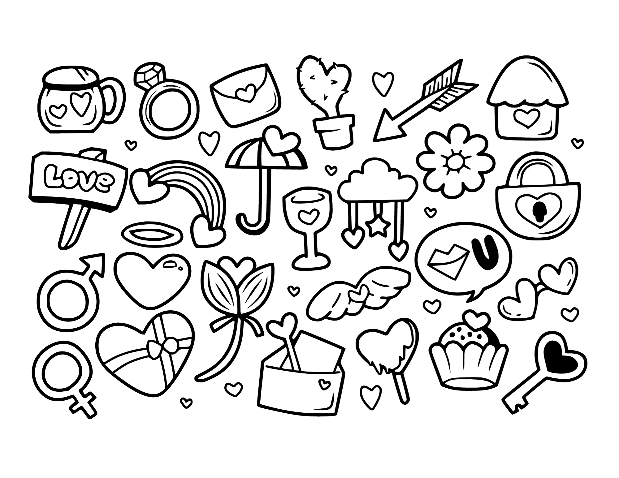 Printable (Digital) MINIS Coloring Pages: WhimsyMinis Coloring Collection