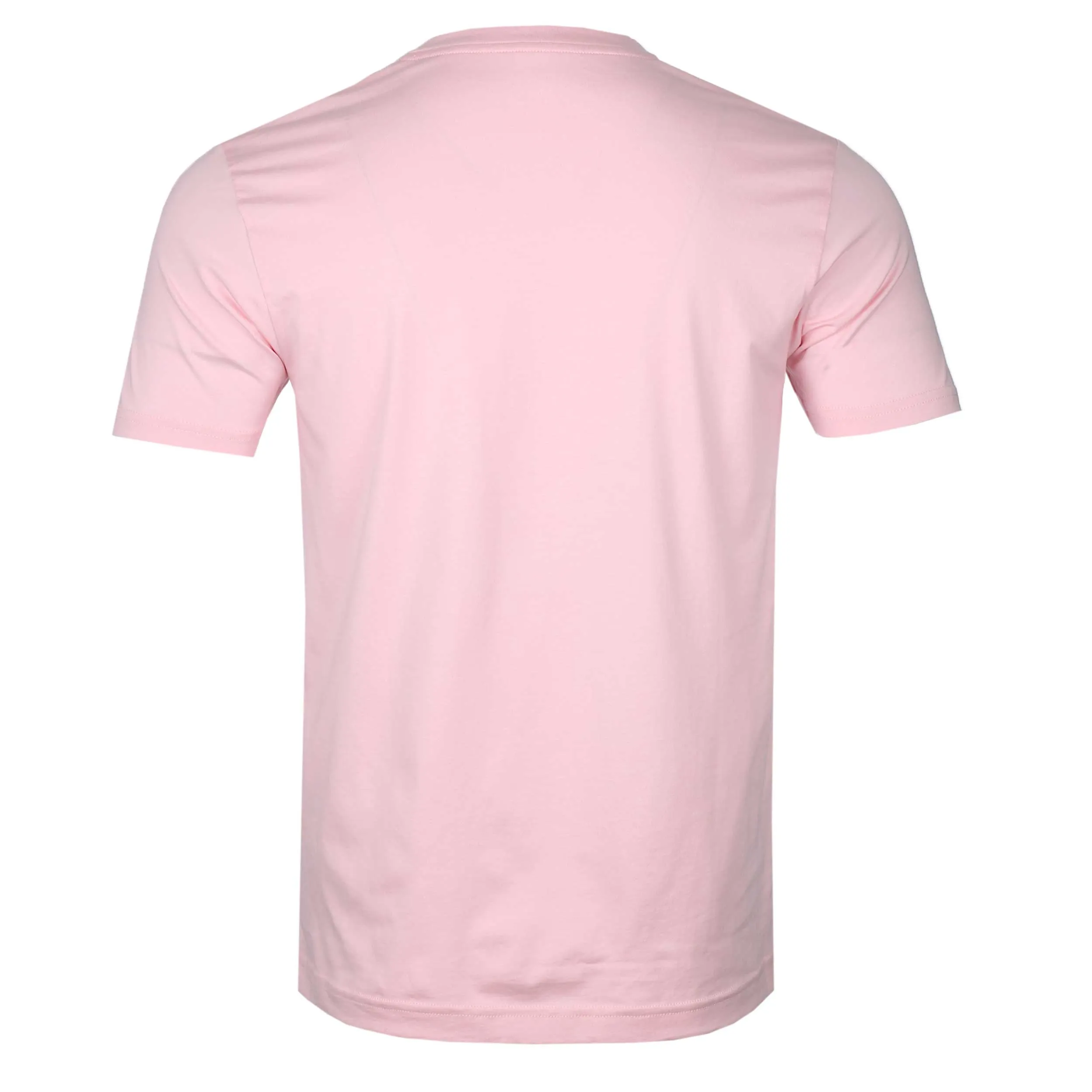 Psycho Bunny Classic V Neck T Shirt in Buena Vista Pink