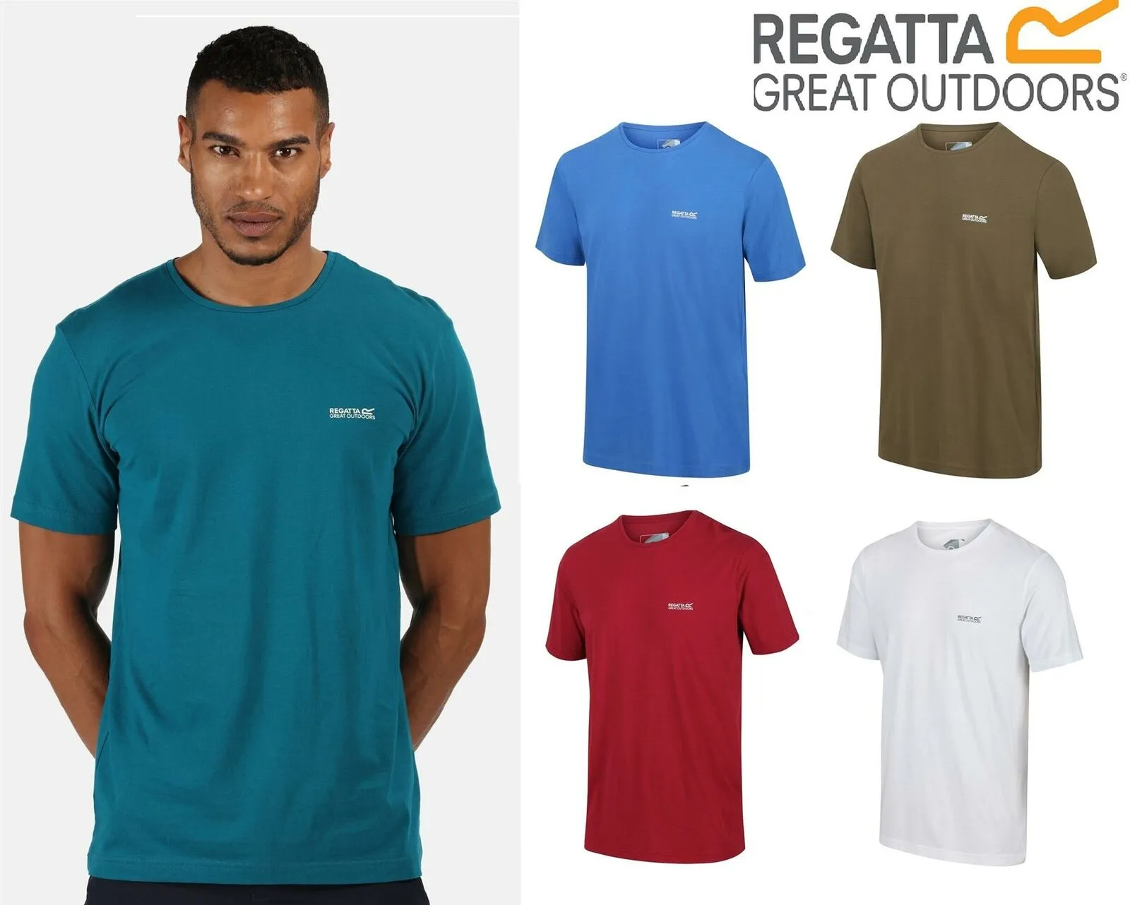 Regatta Mens Active Tait T-Shirt Coolweave