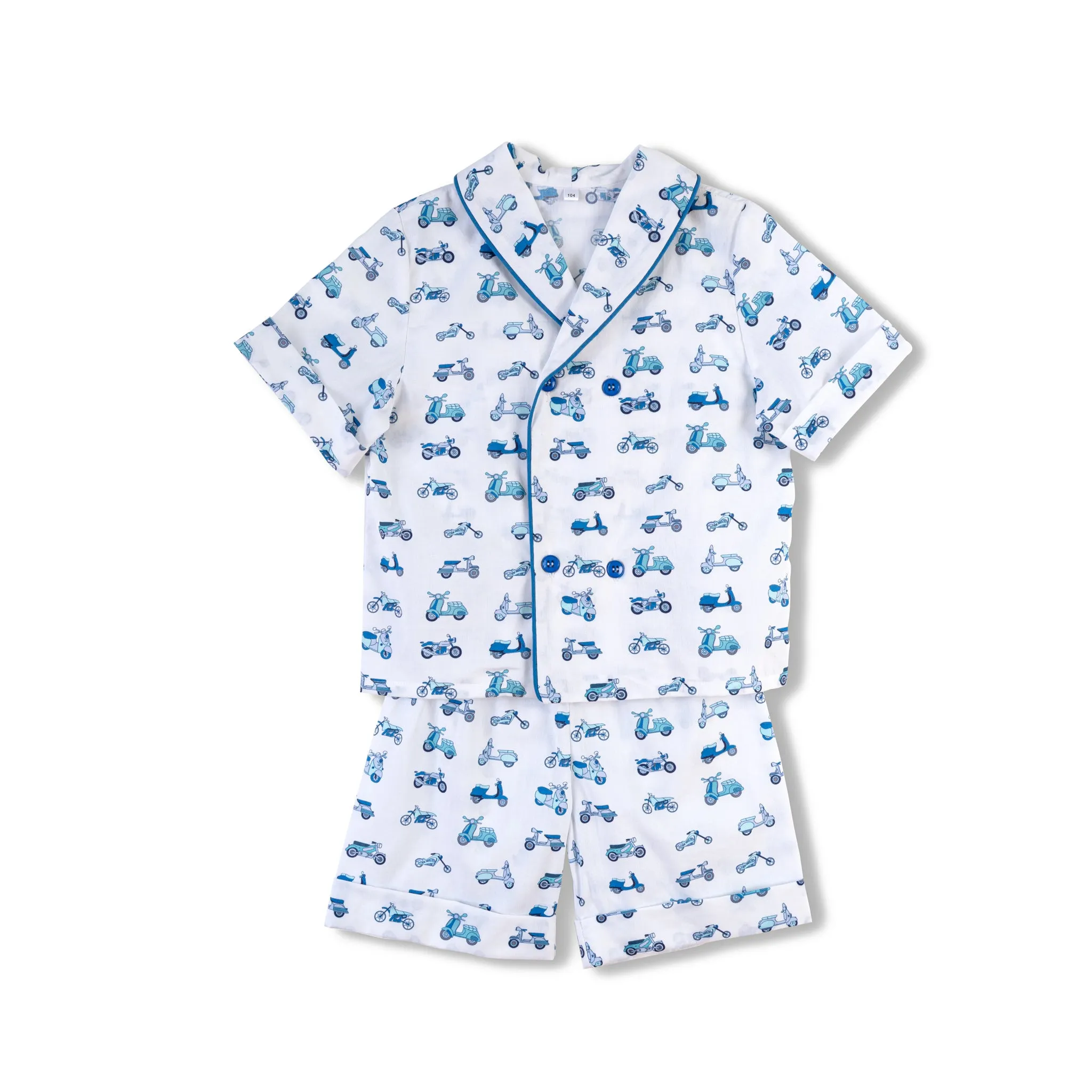 SAMUEL BOYS’ COTTON PYJAMA SET CARS