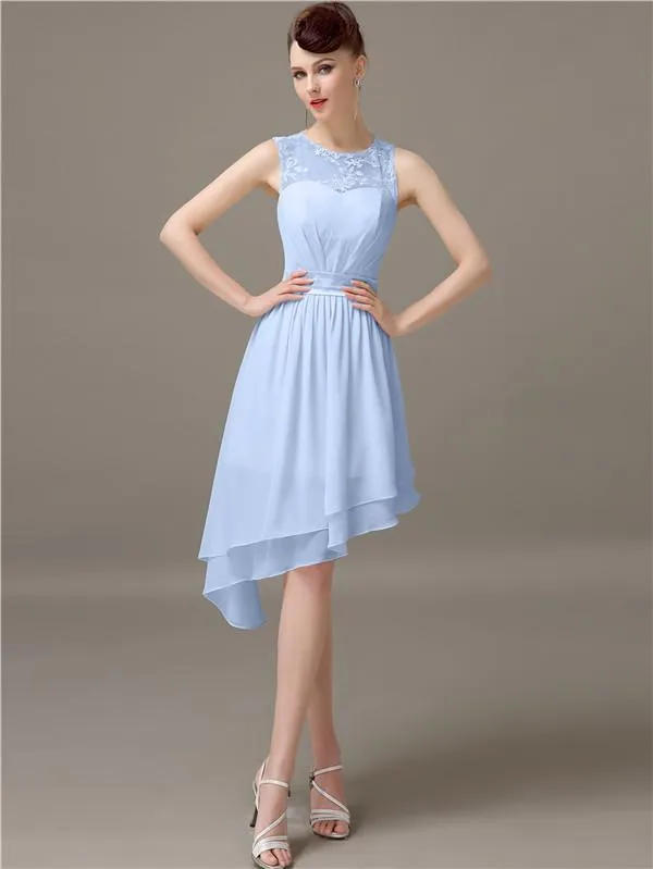 Simple A-Line Short Bridesmaid Dresses