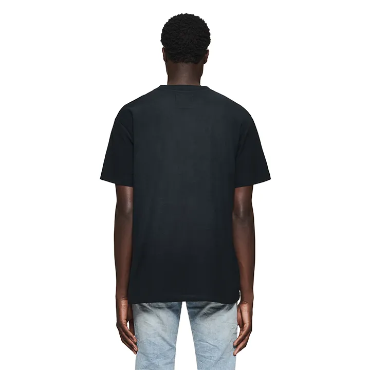 Sky High Texured SS Tee (Black) - P104-JSBB324